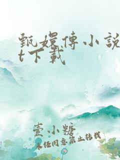 甄嬛传小说txt下载