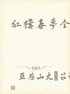 红楼春梦全集