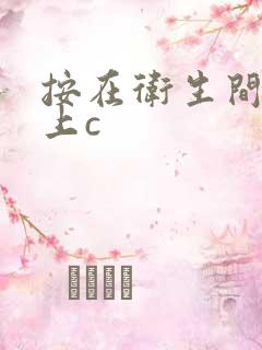 按在卫生间的墙上c