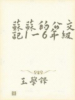 苏苏的公交车日记1一6年级