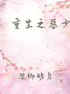 重生之恶少