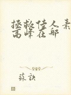 拯救佳人素柔 高峰在哪