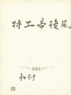 特工帝后风九少