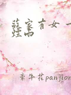 苏家有女 一蓑烟雨