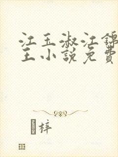 江玉淑江锦心睿王小说免费阅读