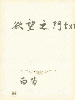 欲望之门txt
