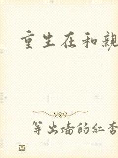 重生在和亲当天