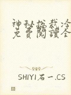 神秘总裁冷情妻免费阅读全文