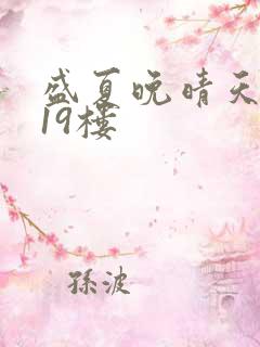 盛夏晚晴天小说19楼