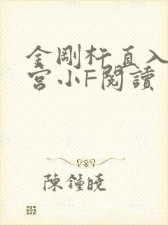 金刚杵直入莲花宫小F阅读
