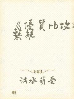 《优质rb攻略系统