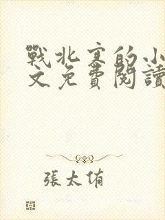 战北寒的小说全文免费阅读无弹窗