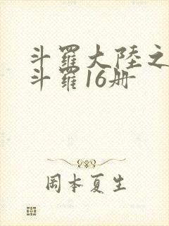 斗罗大陆之终极斗罗16册