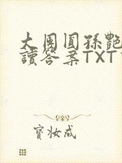 大团圆孙艳梅阅读答案TXT下载