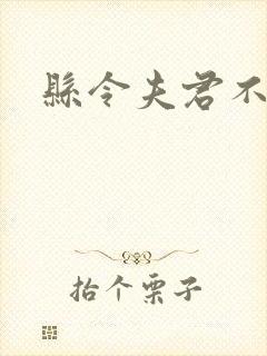 县令夫君不升堂