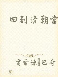 回到清朝当总统