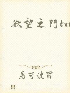 欲望之门txt
