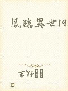 凤临异世19楼