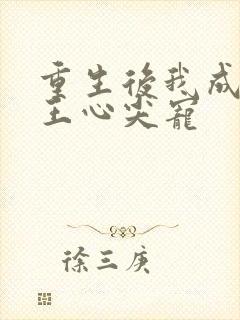 重生后我成了傻王心尖宠