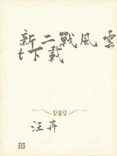 新二战风云txt下载