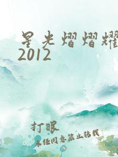 星光熠熠耀保良2012