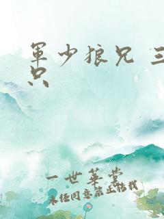 军少狼兄 三两只