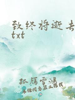 致终将逝去青春txt