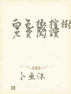 白色橄榄树全文免费阅读