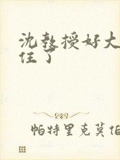沈教授好大含不住了