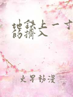 地铁上一寸一寸的挤入