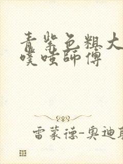 青紫色粗大进出噗嗤师傅