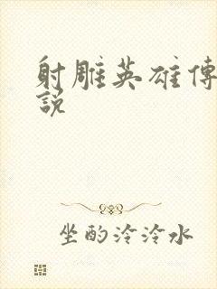 射雕英雄传 小说