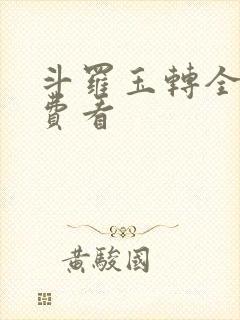 斗罗玉转全部免费看