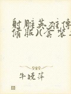 射雕英雄传(新修版)(套装共4本) 小说