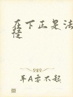 在下正是法外狂徒