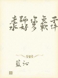 老师你兔子好软水好多软件