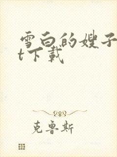雪白的嫂子txt下载