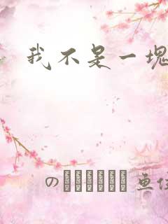 我不是一块石头