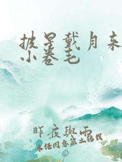 披星戴月来睡你小卷毛