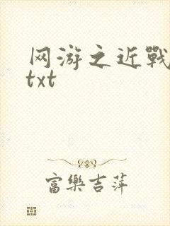 网游之近战法师txt