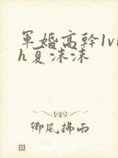 军婚高干1v1h夏沫沫