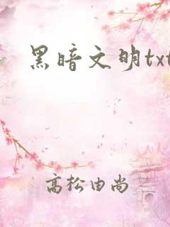 黑暗文明txt