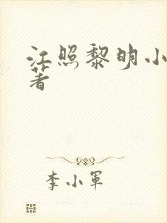 江照黎明小说原著