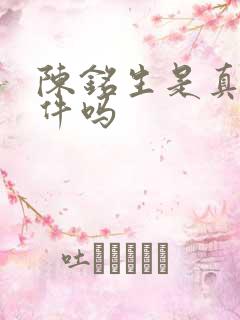 陈铭生是真实事件吗