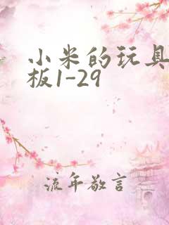 小米的玩具店老板1-29