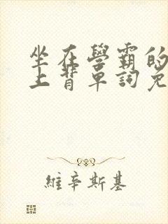 坐在学霸的棍子上背单词免费观看