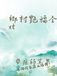 乡村艳福全集txt