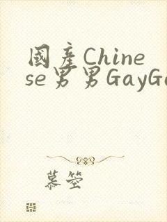 国产Chinese男男GayGayAPP