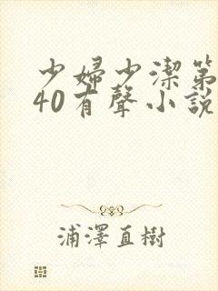 少妇少洁第1一40有声小说