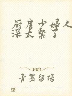 厨房少妇人妻好深太紧了